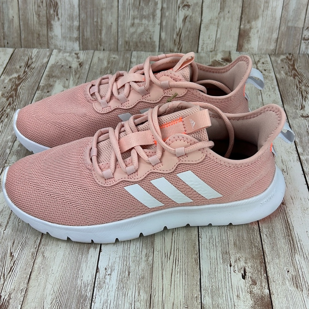 Adidas Nario Move Running Sneakers Shoes. Size ladies 8. Color pink.